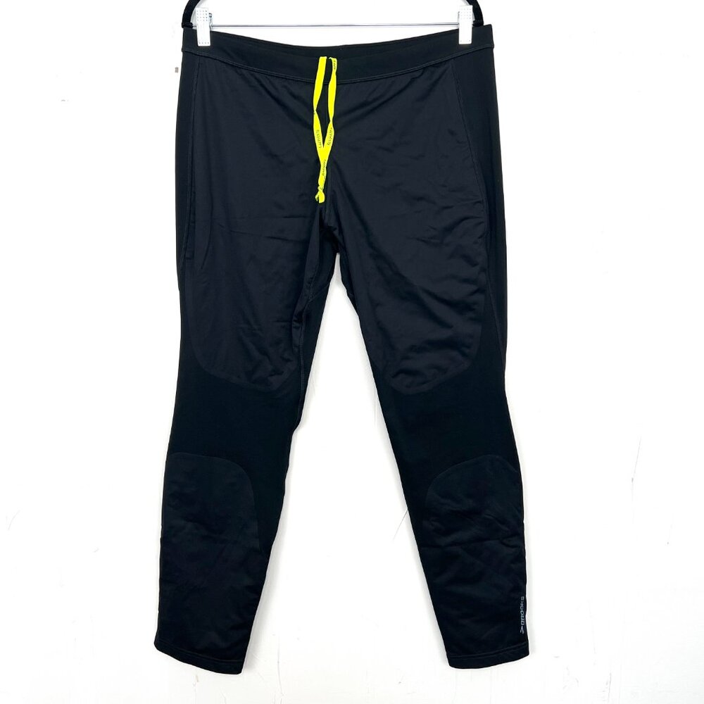 Brooks Black Running Tights Men's Size XL Zip Back Pocket‎